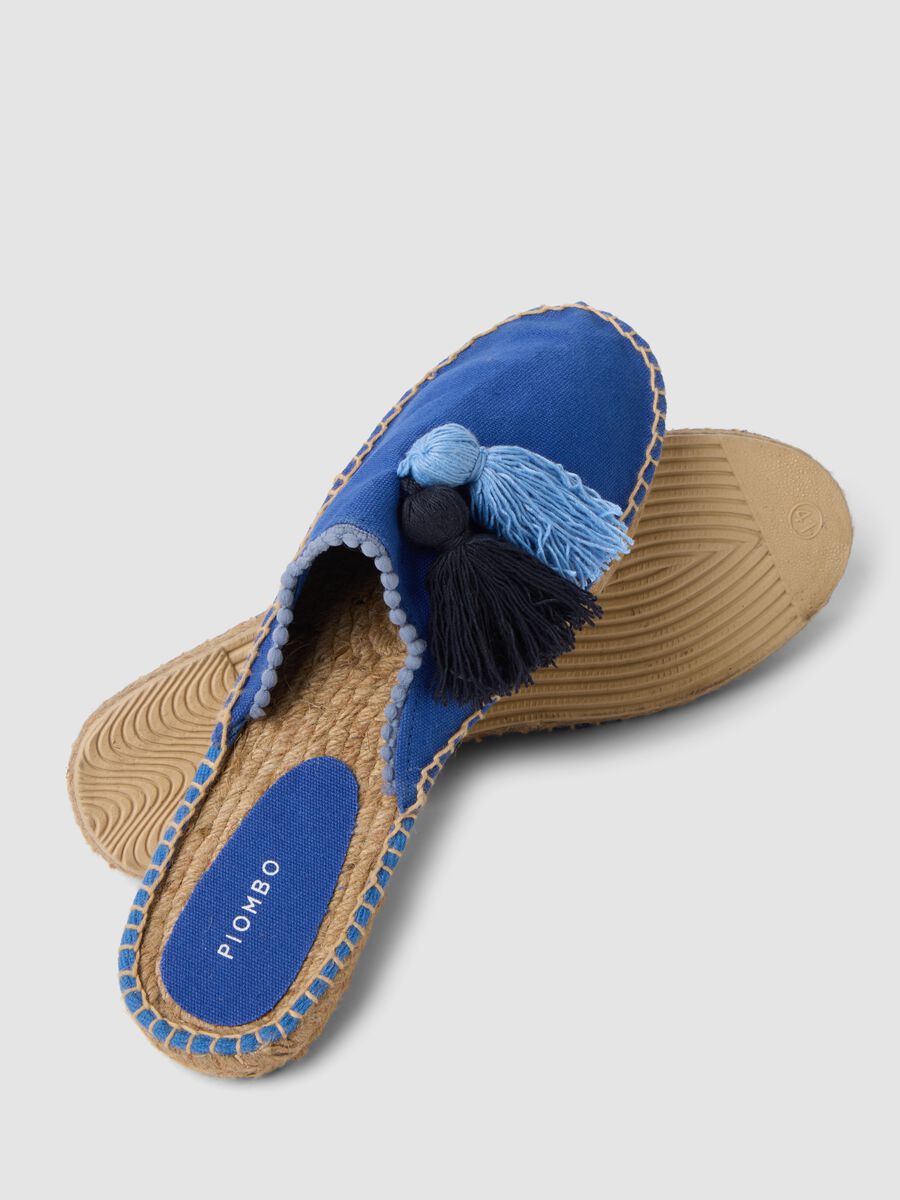 Blue mules with tassels_3