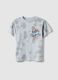 Children's Grey Tie-Dye Pure Cotton T-shirt Regular Fit_0