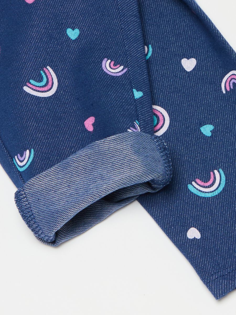 Jeggings with hearts and rainbows print_2