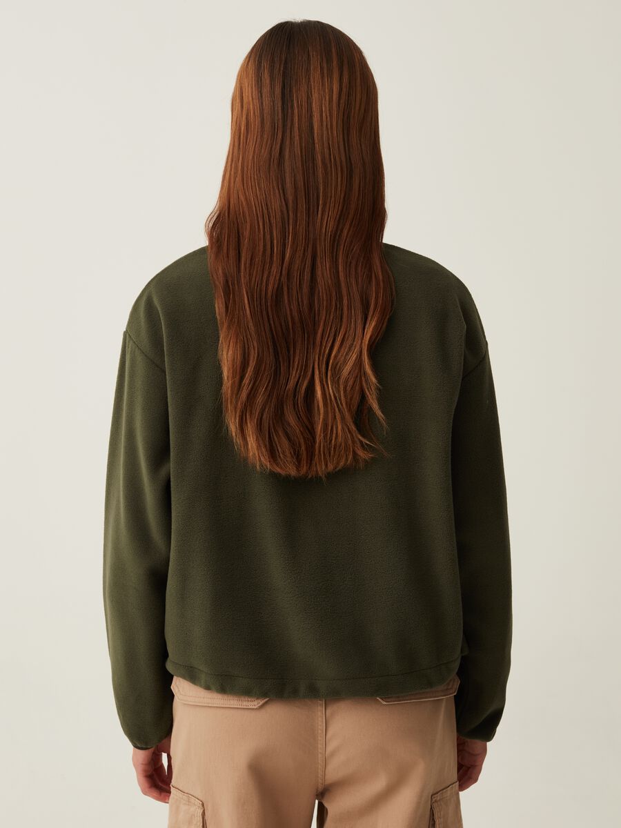Half-zip sweatshirt in fleece_2