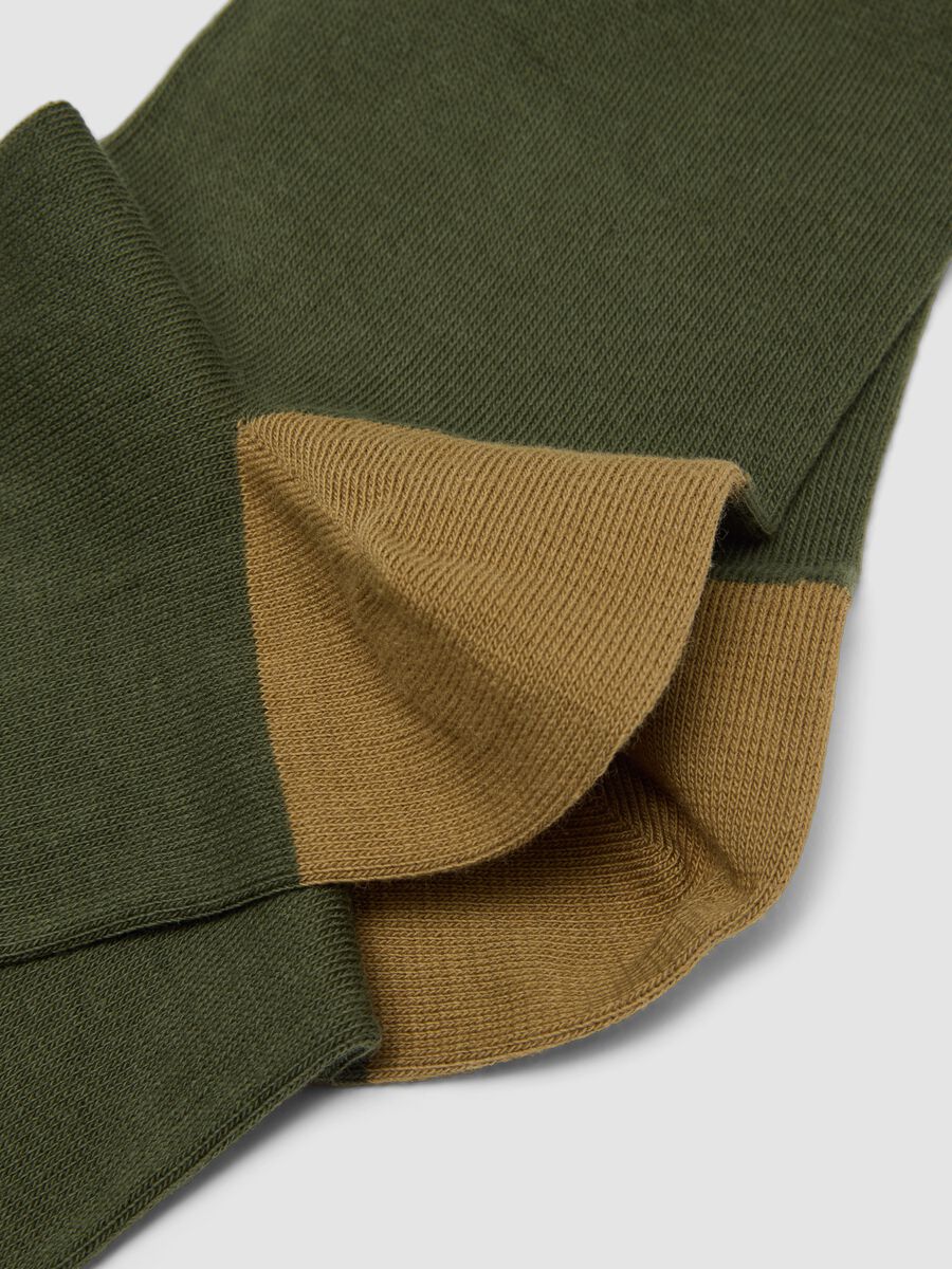 Gr&uuml;ne kurze Socken aus Stretch-Baumwolle_2