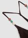 Brown stretch swimsuit with embellished straps_6