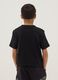 Boys&rsquo; black pure cotton regular fit T-shirt_1