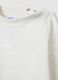 White regular fit baby jumper with round neckline_3