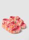 Multicolour baby girl sandals with floral print_1