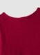 Red regular-fit top with wide neckline_1