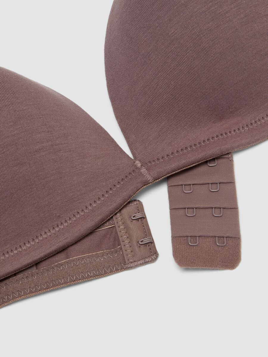 Grey padded organic cotton bra_5