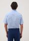 Light blue short-sleeve shirt with button-down collar_2