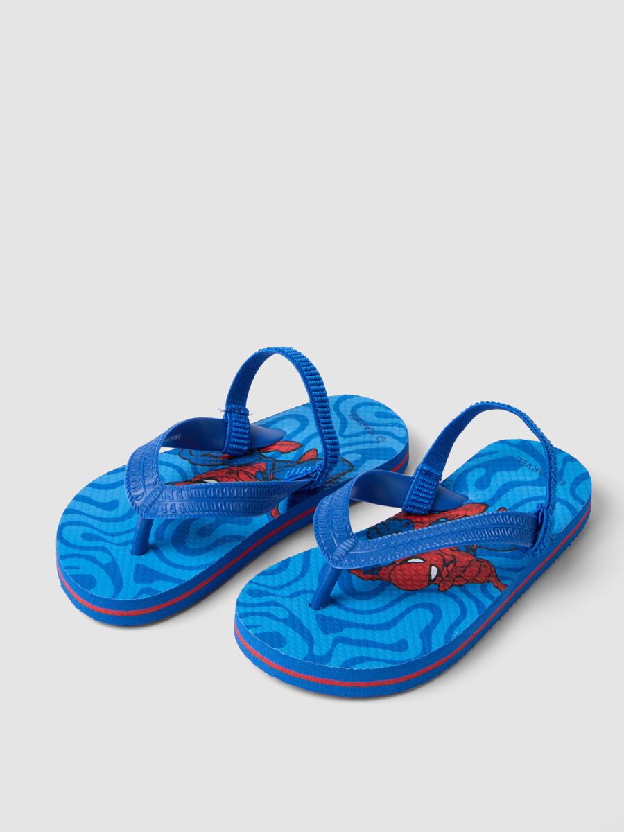 Blue Spider-Man flip-flops_1