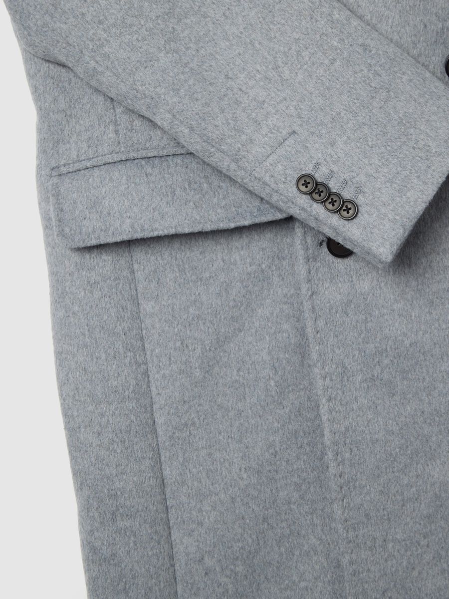Grey double-breasted regular fit coat_7