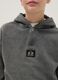 Boy's oversized fit grey cotton TieDye sweatshirt_2