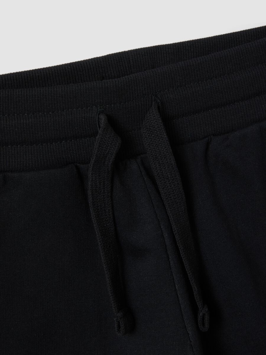 Blaue Shorts aus reiner Baumwolle_3