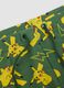 Costume boxer verde in tessuto elasticizzato per bambino_2