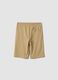 Beige Regular-Fit-Shorts aus reiner Baumwolle f&uuml;r Jungen_1