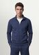 Graues Sweatshirt aus Baumwollmix mit Rundhalsausschnitt und Rei&szlig;verschluss, Regular Fit_2
