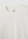 White long-sleeved crew-neck T-shirt in pure organic cotton_1