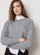 Grey regular fit jumper with jewel neckline_1