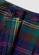 Girls&rsquo; multicolour stretch viscose checked skirt_4