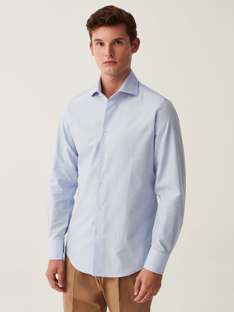 The Perfect Item slim-fit shirt in pique_1