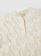 Baby girl's white mix regular fit sweater_3