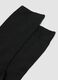Lange schwarze Socken aus elastischer Viskose_1