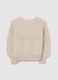 Girl's Beige Regular Fit Jumper_1