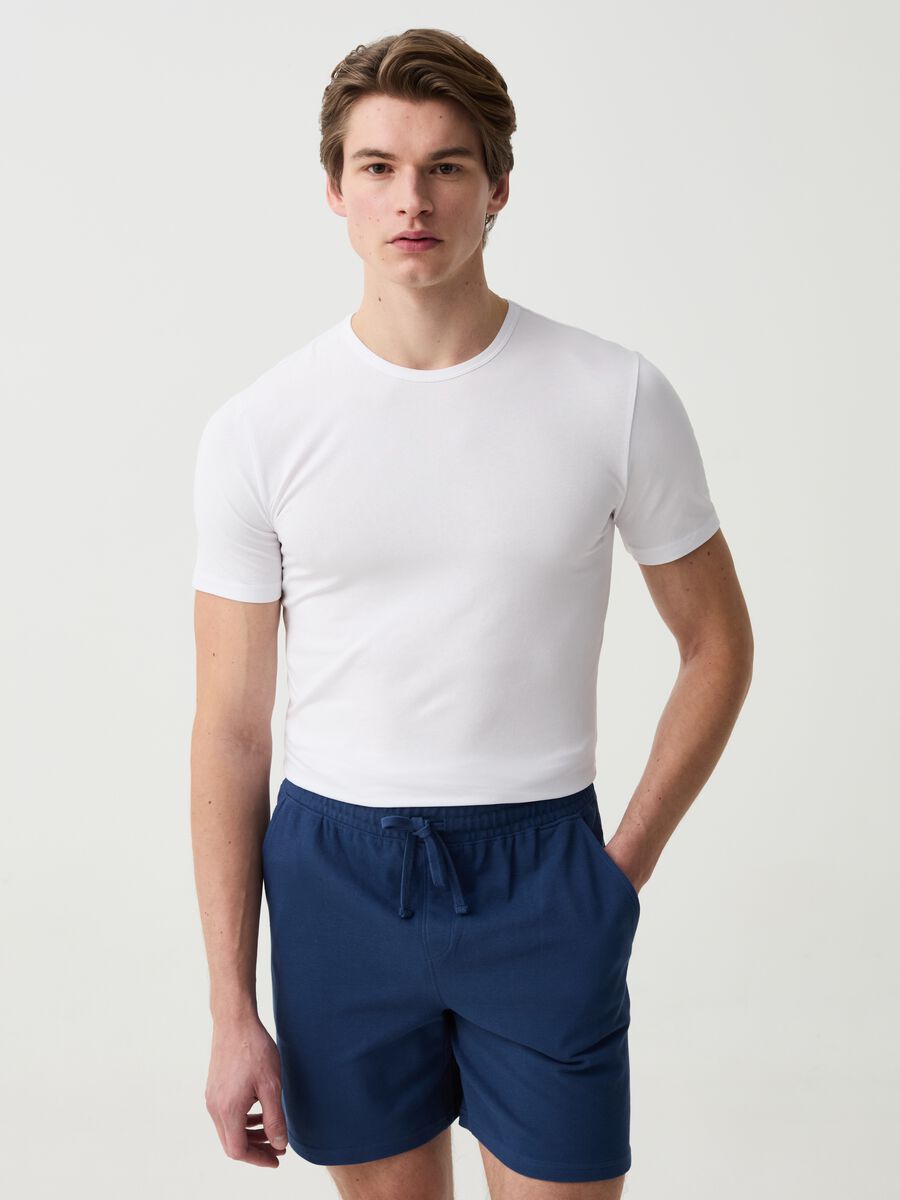 Pyjama shorts with drawstring_0