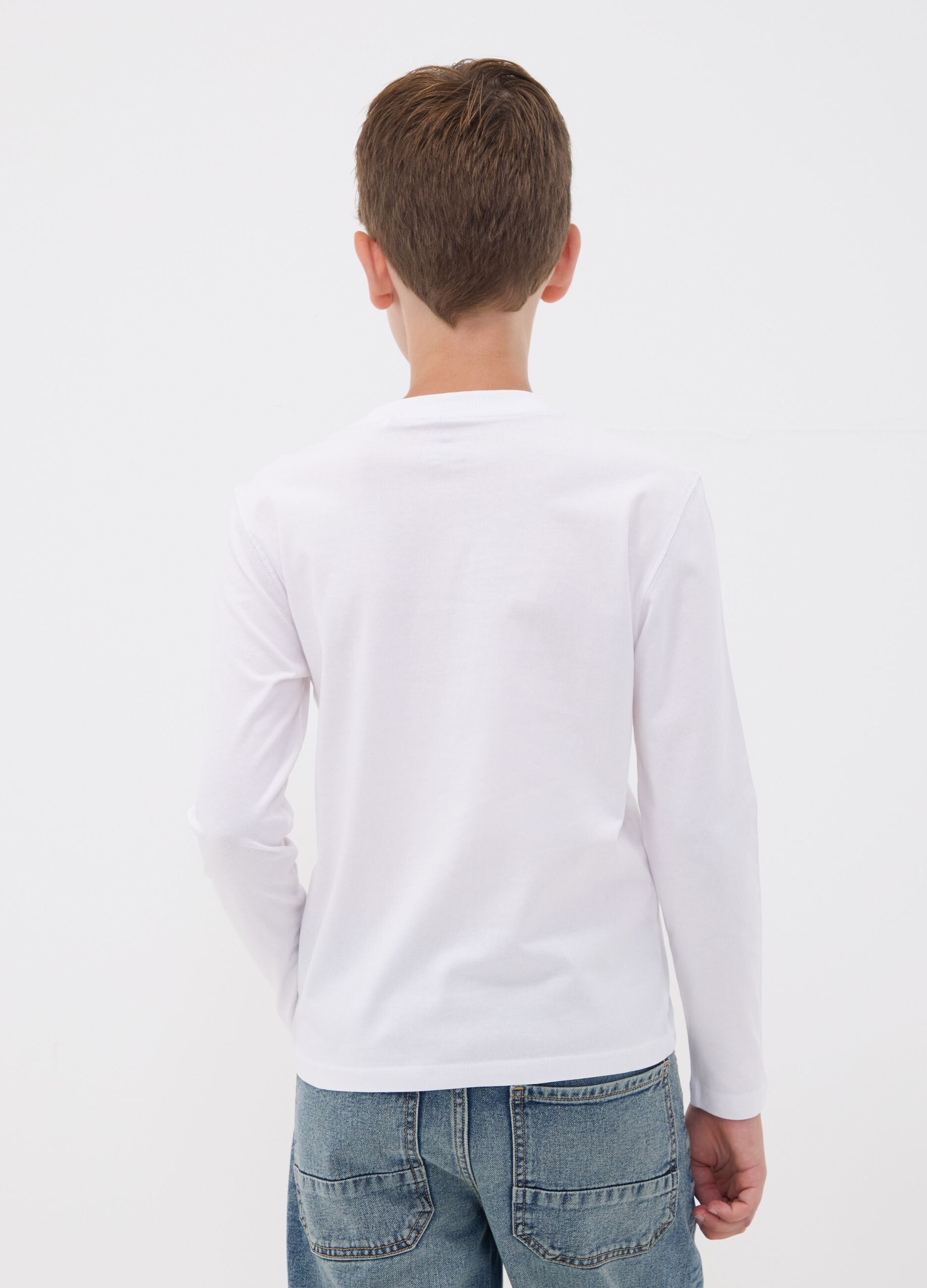&Lambda;&epsilon;&upsilon;&kappa;ό T-shirt &alpha;&pi;ό 100% &omicron;&rho;&gamma;&alpha;&nu;&iota;&kappa;ό &beta;&alpha;&mu;&beta;ά&kappa;&iota; &mu;&epsilon; &sigma;&tau;ά&mu;&pi;&alpha; &laquo;Good Game&raquo; &gamma;&iota;&alpha; &alpha;&gamma;ό&rho;&iota;