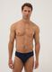 Blue stretch swim briefs_0