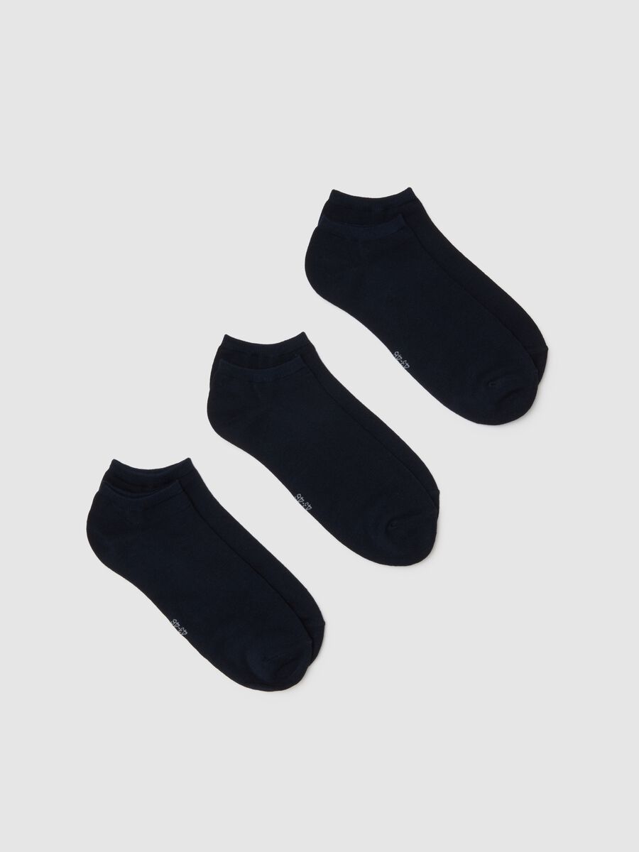 Tripack blue regular fit sports socks_0