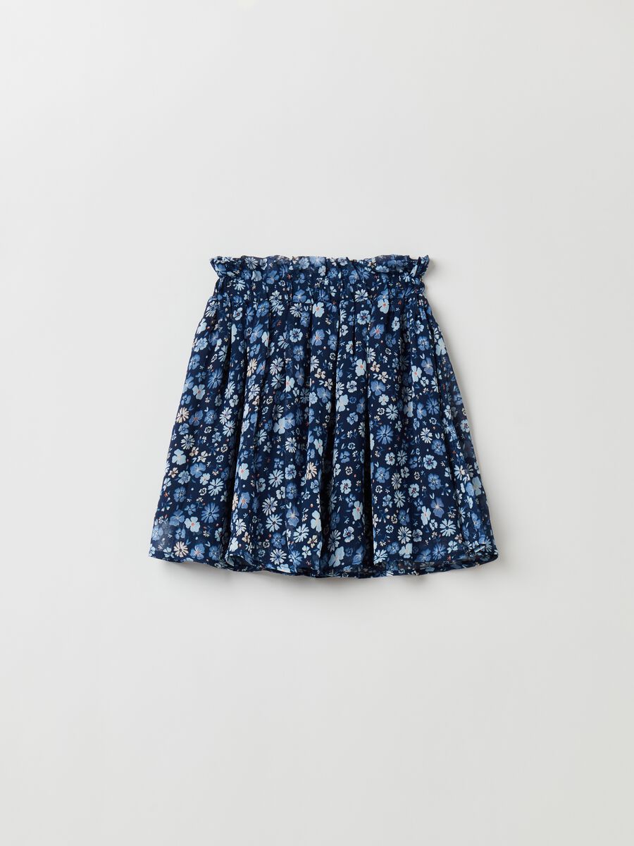 Floral pattern skirt_1