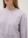 Sweatshirt regular fit em algod&atilde;o puro roxo para meninas_2