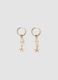 Gold-tone earrings with starfish charm_0