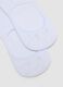 3er-Pack wei&szlig;e Invisible-Socken aus Bio-Baumwolle_2