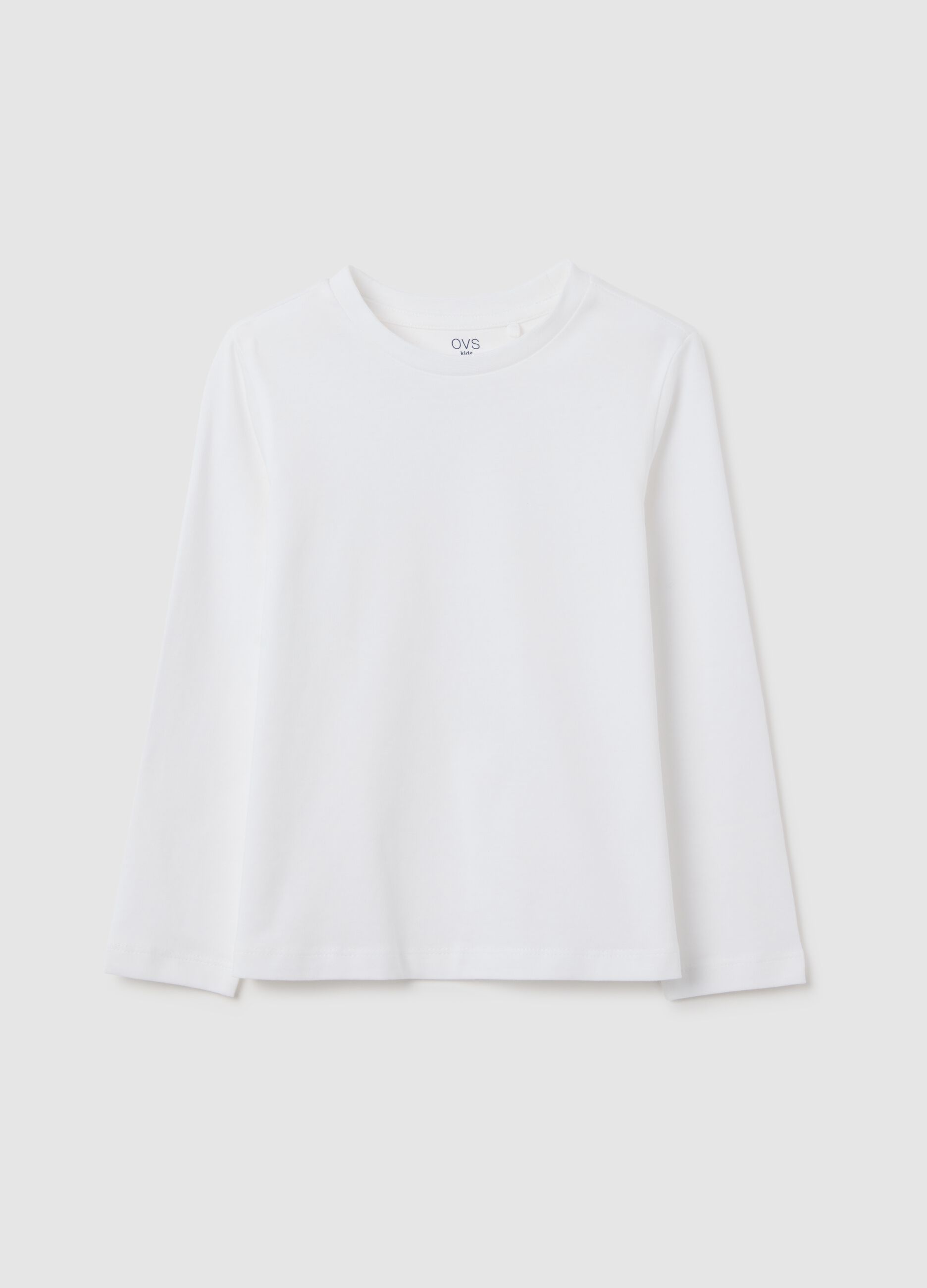 White pure cotton regular fit girl's top