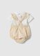 Multicolour pure cotton baby set with ruffles_1