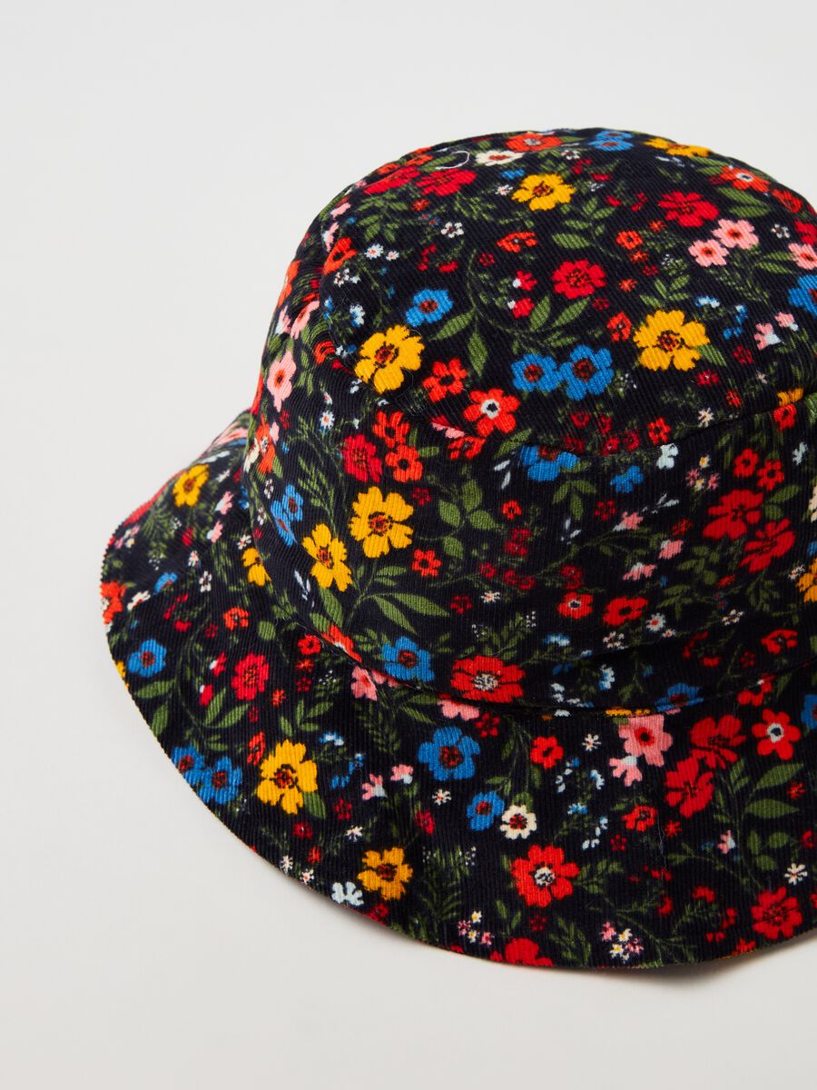 Floral pattern bucket hat_1