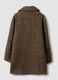 Cappotto marrone e beige in misto lana e viscosa_2