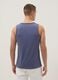 Blue pure cotton vest top_2