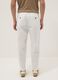 White stretch-cotton carrot-fit chino trousers_2