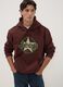Brown cotton-blend hoodie with Jeep print, relaxed fit_0