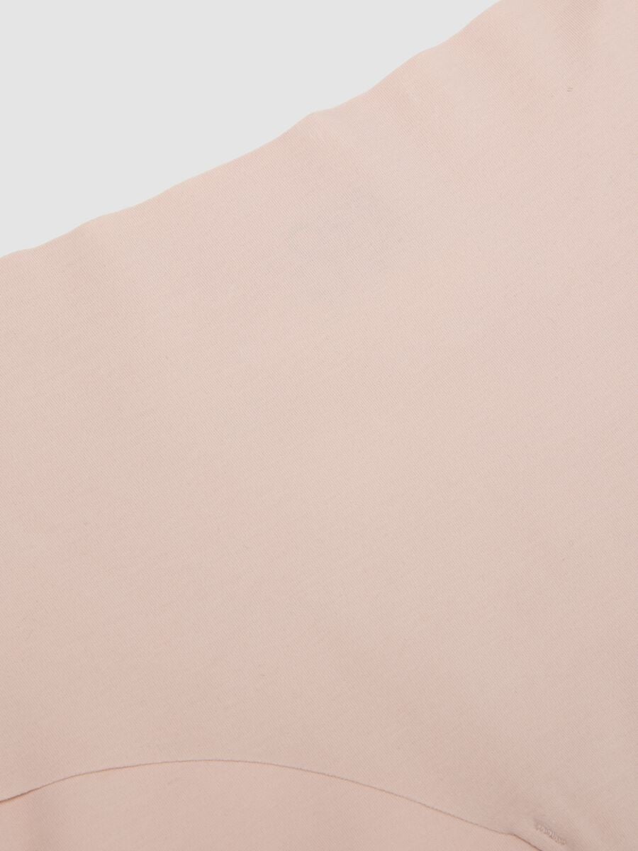 Slip rosa a vita alta in cotone organico elasticizzato_1