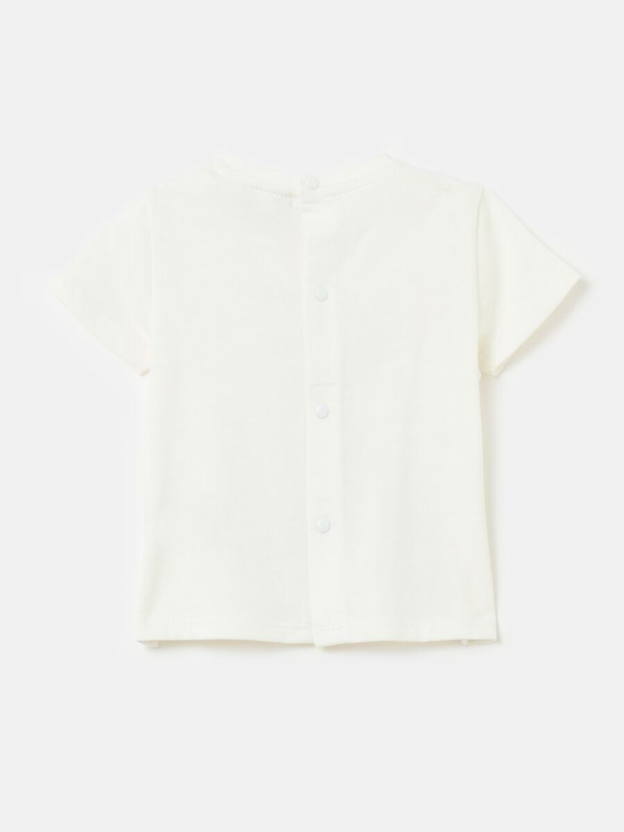 Camiseta de algodón orgánico con estampado osito_1