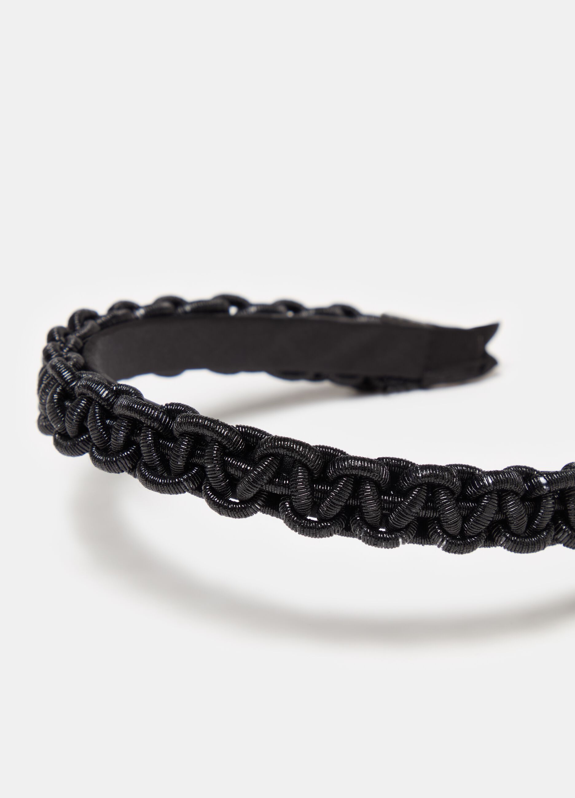 Alice band with braided design