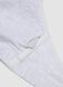 Grey organic cotton and stretch viscose triangle bra_1