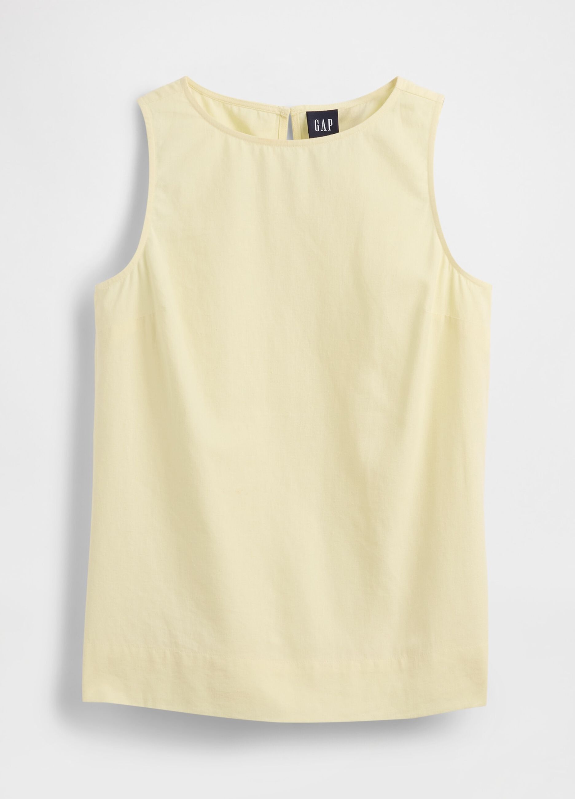 Camiseta de tirantes en mezcla de lino