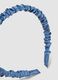 SINCERELY HAIR Bandolete de cetim azul_2