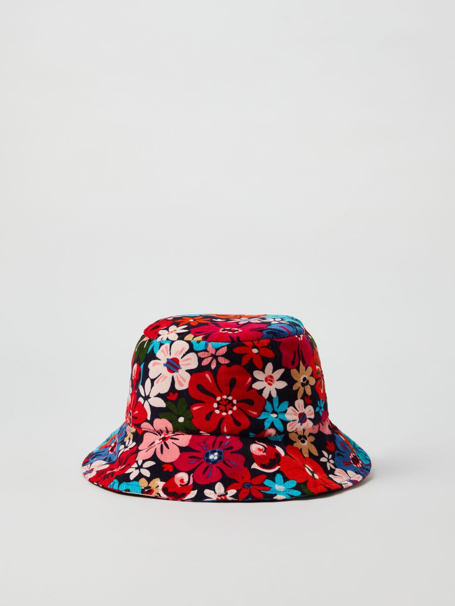 Floral pattern bucket hat_0
