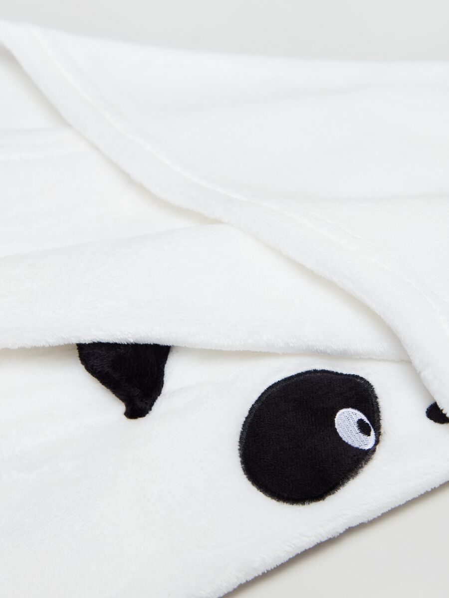 Velour blanket with panda_2