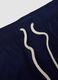 Blue swim shorts with elasticated waistband and drawstring_5